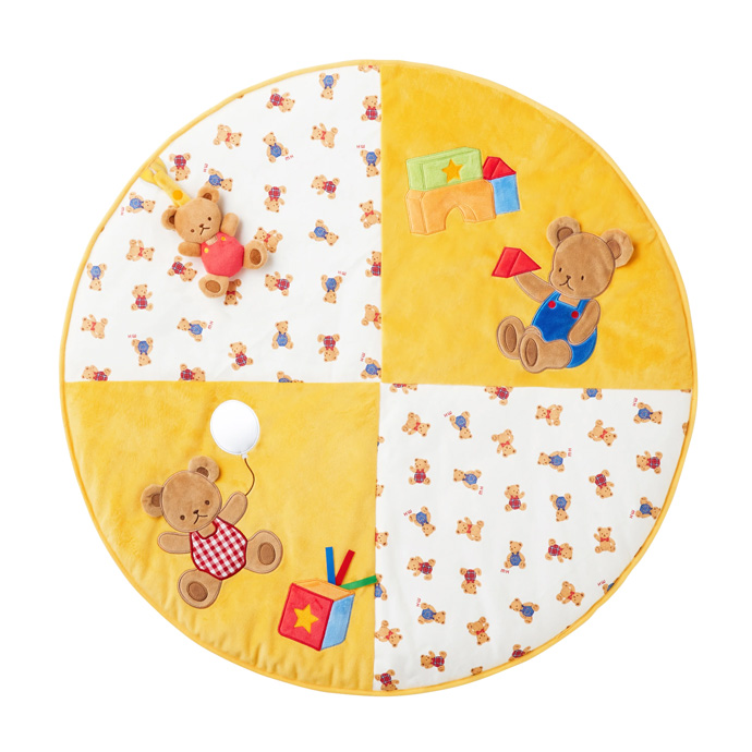 ミキハウスベビープレイマットの全体写真