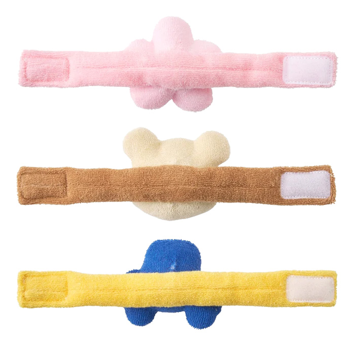 リストラトル裏面（面ファスナーを外した状態）